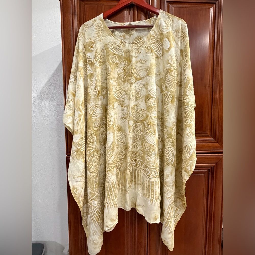 🔥 BUNDLE DEAL 🔥 
Island Planet Sheer Beach Cover Up Kaftan One Size Rayon Boho